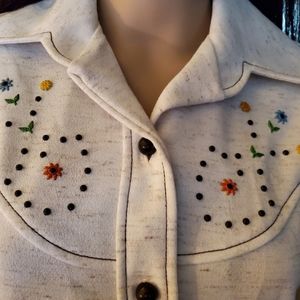 Vintage Cream Mod Dress